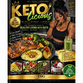Keto-licious ebook cover with keto meal and gold lettering