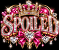 SPOILED 3D Diamond Bling T-Shirt Design